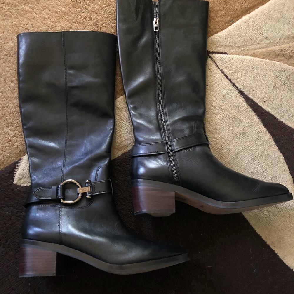 Coach Leather Boots(SOLD)